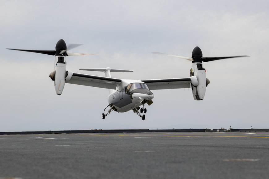 LEONARDO: AW609 TILTROTOR SUCCESSFULLY COMPLETES FIRST SHIP TRIAL CAMPAIGN